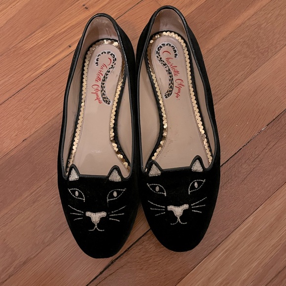 Charlotte Olympia Shoes - Charlotte Olympia Kitty Flats